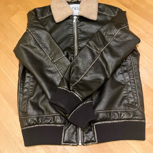 Zara // Faux leather jacket // US Medium - Picture 1 of 4